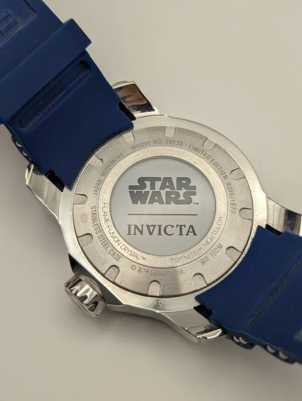 Invicta Star Wars R2-D2 Men's Wrist Watch Blue Band Stainless Steel